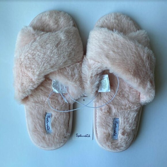 NWT Splendid Cross Slide Slippers Size S/M - Picture 3 of 5